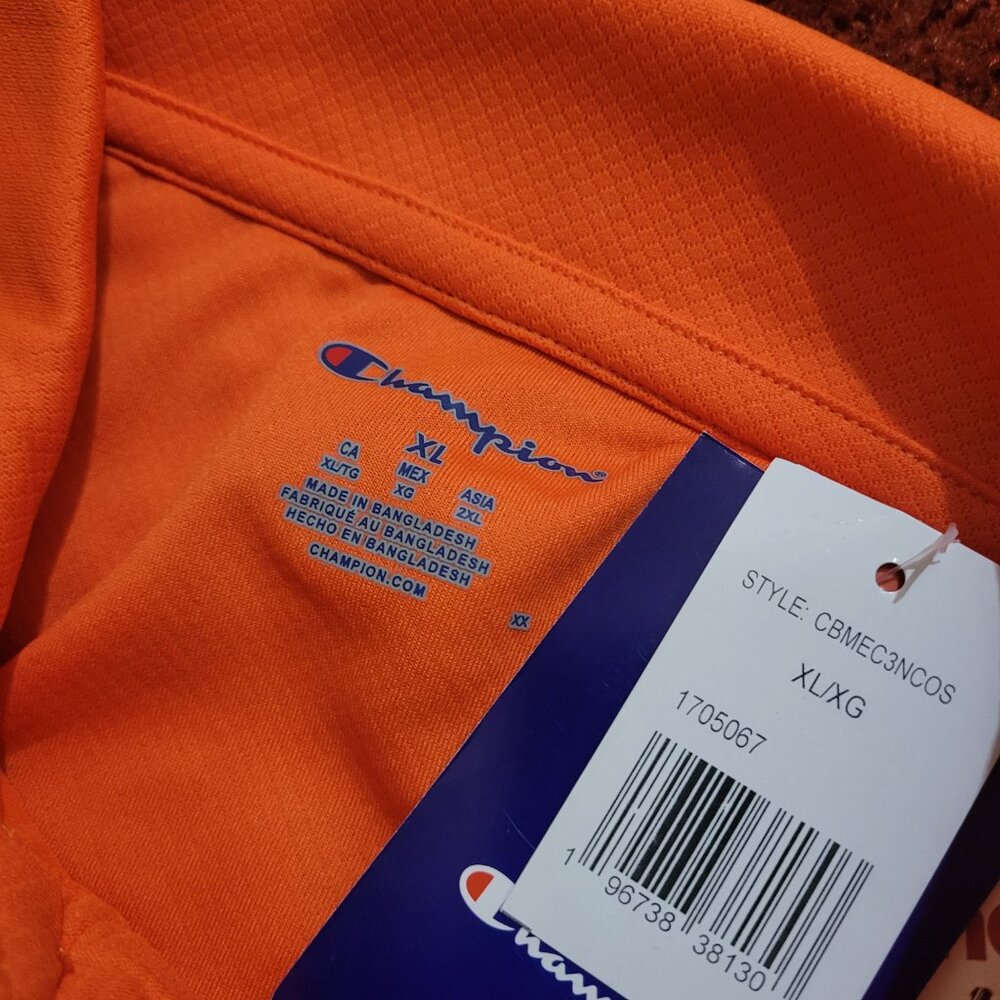Champion FAMU Florida  A&M University FAM Orange Polo Snake Logo Shirt Alumni - Picture 9 of 10